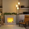 ZMH stojací lampa do obývacího pokoje stojací lampa vintage Náhled obrázku produktu 3