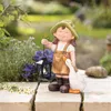Dekofigur "Mädchen mit Laterne" Outdoor Gartendeko, Produktbild-Vorschau 5