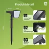 Philips Sockel-/Wegeleuchten, Schwarz, Kunststoff, III, Produktbild-Vorschau 3
