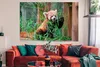 MuchoWow® Poster Roter Panda - Bambus - Grün 180x120 cm - Produktbild-Vorschau 2