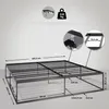CLP Metallbett Scala schwarz Größe 200x200x46 cm Produktbild-Vorschau 2