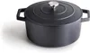 Qulinart Cocotte Ronde, Couvercle en Fonte avec Bouton en Voir les images du produit 1