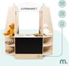 XXL Holz-Supermarkt für Kinder – 91-tlg. Kaufladen mit Produktbild-Vorschau 2