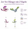 formano Vogelhänger 2er Set Acryl Multi 40 cm Fensterdeko 2 Produktbild-Vorschau 5
