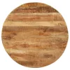 vidaXL Stół do jadalni okrągły 100x100x75 cm Surowe drewno Podgląd zdjęcia produktu 3