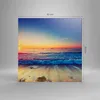 Bild auf Leinwand - Leinwandbild - Meer Strand Welle - Produktbild-Vorschau 3