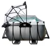 EXIT Black Leather Rahmenpool 540x250x122cm, Aufstellpool, Produktbild-Vorschau 5
