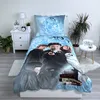 Dětské povlečení z mikrovlákna HARRY POTTER HP217 modré Náhled obrázku produktu 2