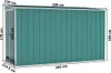 vidaXL Capannone verde 118x288x178 cm Acciaio zincato Anteprima dell’immagine prodotto 9