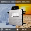 SUNNIVA® 920W Balkonkraftwerk BIFAZIAL FULLBLACK komplett Produktbild-Vorschau 5