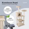 Kratzbaum Royal Kratzbaum beige Kratzmöbel mit Sisal und Plüsch Produktbild-Vorschau