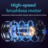 A diagram of a high-speed brushless motor with glowing blue energy waves emanating from it. Náhled obrázku produktu
