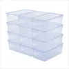 Lot de 12 boîtes de rangement transparentes bleues Rotho Voir les images du produit 5