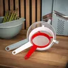 Küchensieb 15 cm rot, feinmaschig aus Kunststoff, Produktbild-Vorschau 3