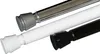 Three telescopic rods of different colors (silver, white, and black) are shown against a white background. Produktbild-Vorschau