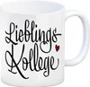 Kaffeebecher mit Spruch: Lieblingskollege Kaffeetasse Tasse Produktbild-Vorschau 1