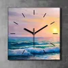 Coloray Uhr auf Leinwand 30x30 cm Wand Uhr Dekoration Produktbild-Vorschau 2