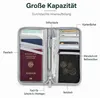 RFID Reiseorganizer für Reisepass Karten Bargeld mit Produktbild-Vorschau 2
