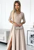 Numoco Formelle Frauenkleider Amber beige L Produktbild-Vorschau 5