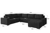 CHIEF U – Ecksofa Couchgarnitur in U-Form mit Produktbild-Vorschau 2