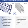 Heilmetz Duschdichtung 100cm Duschtür Dichtung, Glasstärke Produktbild-Vorschau 5