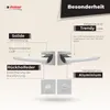 DOMINO Türgriff Drückergarnitur WC - Badezimmer Set | Produktbild-Vorschau 7