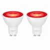 GU10 LED bodové svietidlo, červené, 7 W, 38°, sada 2 ks, Náhľad obrázku produktu 1