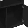 vidaXL Bücherregal Schwarz 70x36x189 cm Holzwerkstoff Produktbild-Vorschau 7