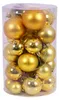 Christbaumkugeln 30tlg. Weihnachtskugeln Kunststoff Farbe Produktbild-Vorschau 2