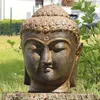 Buddha Kopf Head Figur Skulptur Bali Garten GRC Beton Produktbild-Vorschau 3