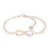 SERASAR | Cavigliera in argento [Infinity] con oro rosa Oro Anteprima dell’immagine prodotto 1
