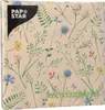 Servietten, 3-lagig 1/4-Falz 33 cm x 33 cm natur Produktbild-Vorschau 2