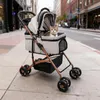Hundewagen Hundebuggy klappbar für Hunde & Katzen bis 20 kg Produktbild-Vorschau 3