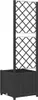vidaXL Garten-Pflanzgefäß mit Spalier Schwarz 40 x 40 x 136 Produktbild-Vorschau 10