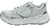 A side view of a gray Skechers Plateau sneaker against a white background. Produktbild-Vorschau