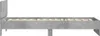 vidaXL Bettgestell mit Kopfteil Betongrau 100x200 cm Produktbild-Vorschau 6