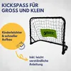 Mini Fußballtor Set inkl. 2x Mini Tore, PVC-Fußball & Mini Produktbild-Vorschau 2