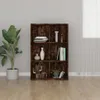 vidaXL Boekenkast/dressoir, gerookt eikenfineer, 66x30x98 Productafbeelding-voorbeeld 2