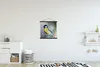 MuchoWow® Textilposter Kohlmeise - Vogel - Zweig 40x40 cm Produktbild-Vorschau 2