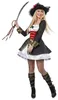 Elegante Korsaren Damen-Verkleidung schwarz-weiß - M Produktbild-Vorschau 3