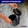 Runder Sicherheits-Wandaschenbecher mit Kippvorrichtung | 2 Produktbild-Vorschau 7