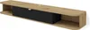 A wall-mounted TV cabinet with a wood-tone finish and a black drawer. Náhled obrázku produktu