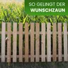 Holzpaket für Gartenzaun Lattenzaun inkl. Schrauben 180 cm Produktbild-Vorschau 3