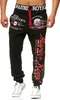 Herren Jogginghose | Freizeithose | Marine 512  Schwarz/Rot Produktbild-Vorschau 1
