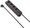 Hama Steckdosenleiste 4-fach einzeln schaltbar 90° 1,4m Produktbild-Vorschau 6