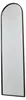 Fragix Ark Wandspiegel - Schwarzes Metall - 120x40 Produktbild-Vorschau 1