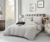 Pościel Satynowa Queen Premium 160x200 Szara z Bizą - Podgląd zdjęcia produktu 1