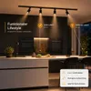 LED Deckenstrahler Schwarz 4 Flammig Spots Decke 1.5m Produktbild-Vorschau 9