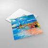Bilder auf glas - Leuchtturm Meer - 40x40cm - Glasbilder - Produktbild-Vorschau 2