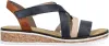 Rieker Schuhe Damen Keil Sandaletten Sandalen V3663, Produktbild-Vorschau 35